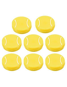 Amortiguador de Vibraciones para Raqueta de Tenis PATIKIL - Silicona Amarillo