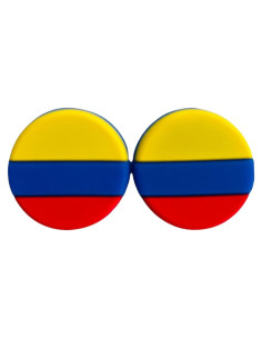 Amortiguador de Vibraciones para Raqueta de Tenis Luckyones - Bandera de Colombia