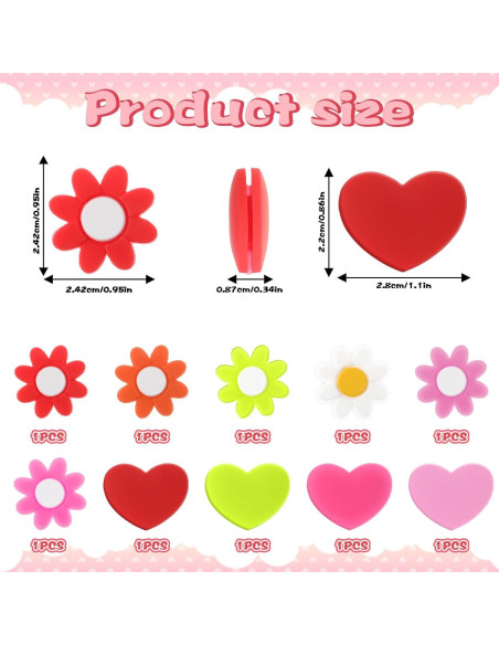 10 Amortiguadores de Raqueta de Tenis Teaaha Silicona Coloridos 10 Amortiguadores de Raqueta de Tenis Teaaha Silicona Coloridos