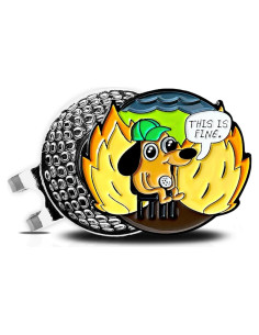 Clip Magnético para Sombrero con Marcador de Pelota Wolph - Accesorio de Golf Durable