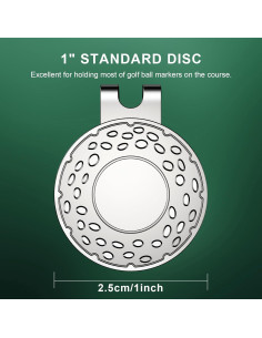 Clip de Sombrero para Marcador de Golf GHHJX - 6 Piezas 2