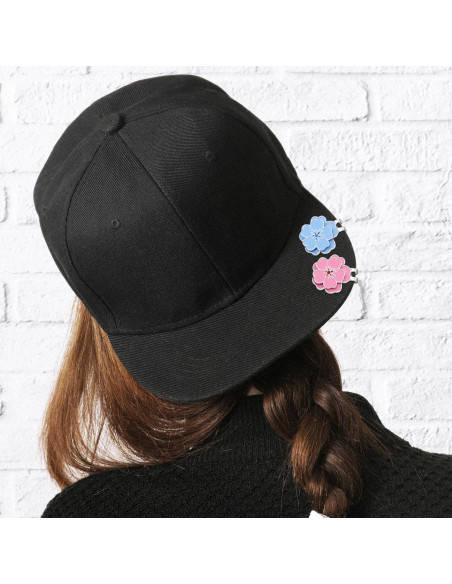 Marcador de bola de golf magnético Gosknor con clip flor - Set 2 piezas