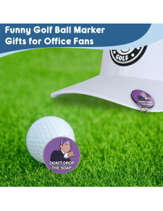 Marcador de Pelota de Golf PuGez con Clip Magnético 3.2 cm 2