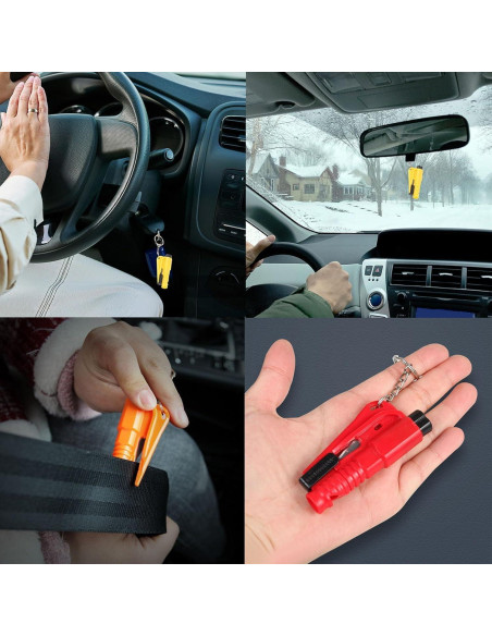 16 Piezas Rompedor de Ventanas y Cortador de Cinturón LittleVoleSherry