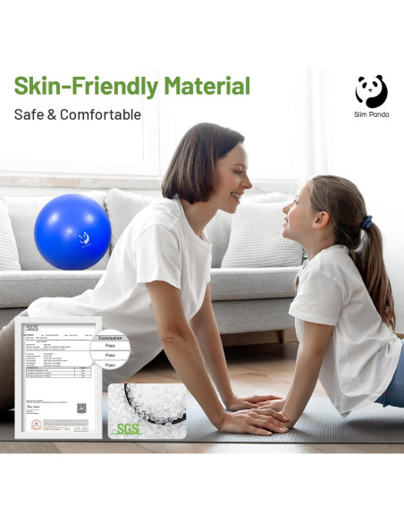 Bola de Pilates Slim Panda 22.86 cm Antideslizante y A Prueba de Explosiones