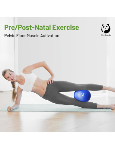 Bola de Pilates Slim Panda 22.86 cm Antideslizante y A Prueba de Explosiones