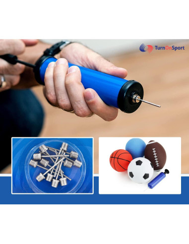 Agujas de Bomba de Baloncesto TurnOnSport - Paquete de 12