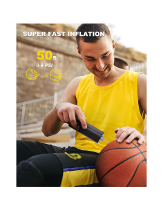 Bomba de aire eléctrica Feifuns para pelotas deportivas 40 LPM 2