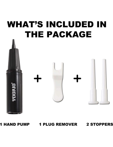 Bomba Manual YOGIVO para Pelotas de Ejercicio y Yoga