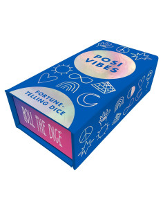 Dados de Adivinación Posi Vibes Chronicle Books - 8 Piezas