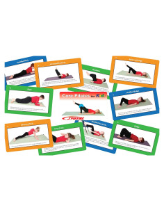 Tarjetas de Ejercicio de Pilates para Niños Sportime - 56 Unidades