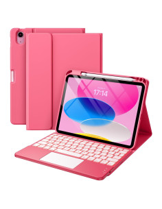 Funda con Teclado para iPad 11"/10.9" Harvopu Rosa