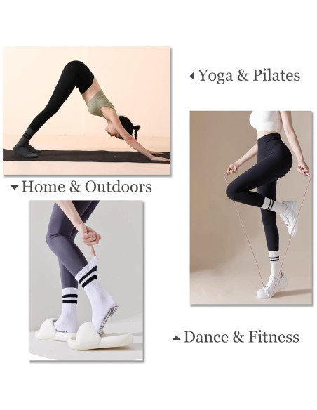 Calcetines Antideslizantes FLYDO para Mujeres - Yoga y Pilates