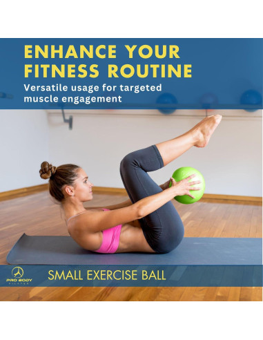 Pelota de Ejercicio ProBody Pilates 22.86 cm Estabilidad