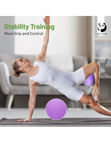Pelota de Pilates Slim Panda 22.86 cm Antiburst para Ejercicio