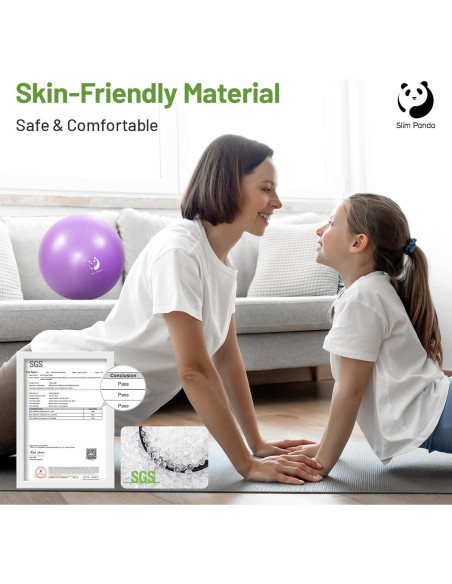 Pelota de Pilates Slim Panda 22.86 cm Antiburst para Ejercicio