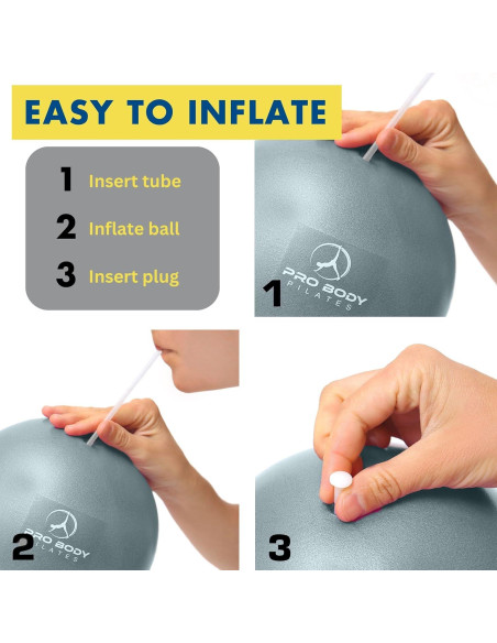 Pelota de Ejercicio ProBody Pilates 22.86 cm Estabilidad
