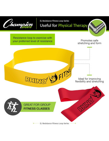 Banda de Resistencia Champion Sports 9 kg - Fitness Unisex