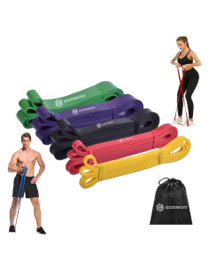 Juego de Bandas de Resistencia GODBOD - 5 Niveles para Fitness
