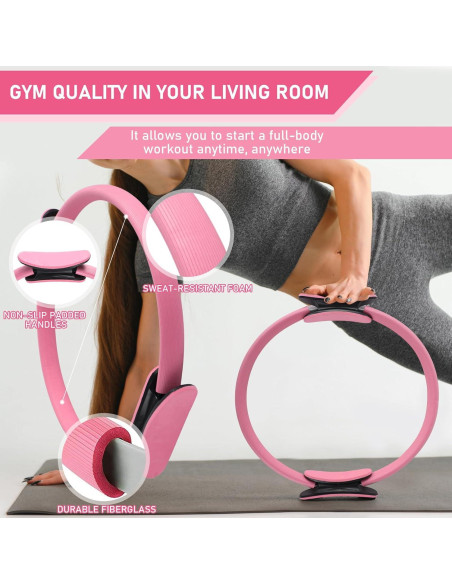 Kit de Pilates 13 Piezas Party Greeting - Anillo, Bandas y Pelota