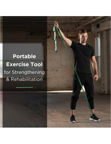 Banda de Resistencia THERABAND CLX Verde Pesada 1.52m