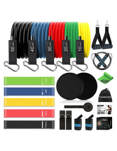 Conjunto de Bandas de Resistencia CHAREADA 23 Piezas 68 kg