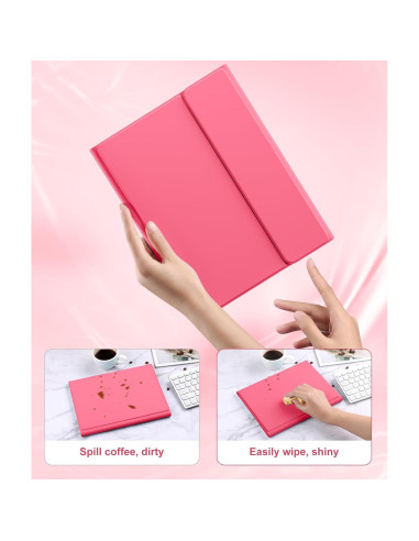 Funda con Teclado para iPad 11"/10.9" Harvopu Rosa