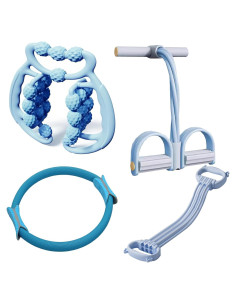 Kit de Pilates BLQCSLH YJT001 con Anillo y Banda de Resistencia