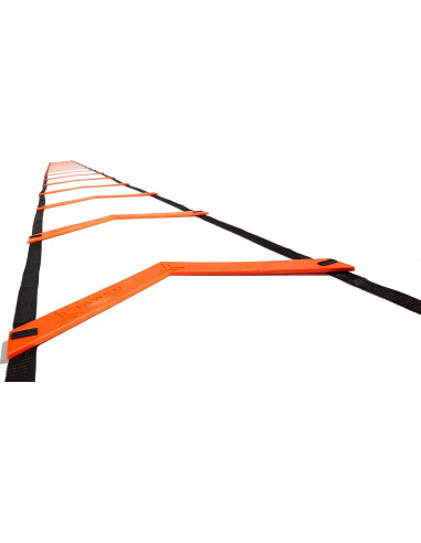 Escalera de Velocidad JAWKU 6.4m Ajustable 15 Escalones Naranja