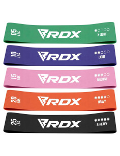 Conjunto de Bandas de Resistencia RDX 5 Niveles 2.27-11.34 kg