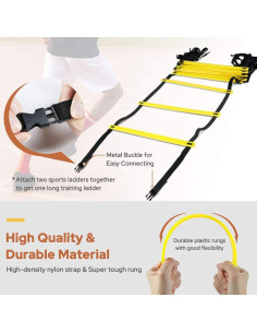 Escalera de Agilidad GHB Pro 2 Paquete 12 Peldaños 6m 2