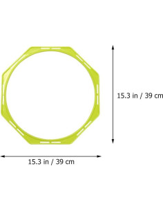 Anillos de Entrenamiento de Agilidad BESPORTBLE 4 Pcs 39cm 2