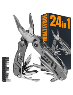 Multiherramienta 24-en-1 Grand Way con cuchillo y alicates