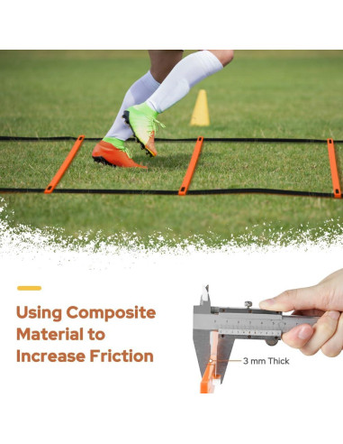 Escalera de Agilidad GHB Pro 2 Paquete 12 Peldaños 6.1m