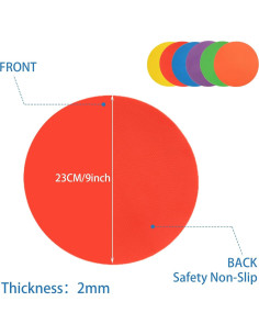 Marcadores de Puntos SHUESS 18 PCS 23 cm Antideslizantes 2