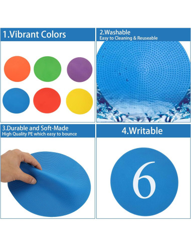 Marcadores de Puntos SHUESS 18 PCS 23 cm Antideslizantes