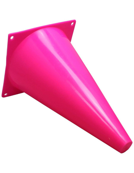 Set de 10 Conos de Marcado Rosa Fluorescente 22.86 cm