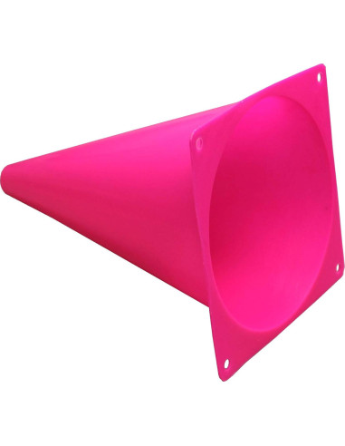 Set de 10 Conos de Marcado Rosa Fluorescente 22.86 cm