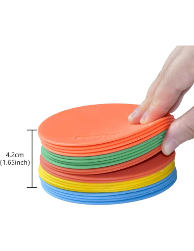 Marcadores de Piso Eco Walker 10 cm Multicolor (Juego de 20)