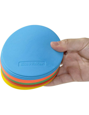 Marcadores de Piso Eco Walker 10 cm Multicolor (Juego de 20)