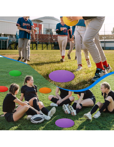 Conos de Entrenamiento HekouJiub 12 Pcs 23 cm Antideslizantes