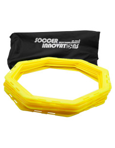 Anillos de Entrenamiento Octagonales Soccer Innovations - 12 Pzas