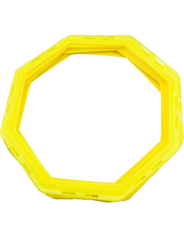 Anillos de Entrenamiento Octagonales Soccer Innovations - 12 Pzas