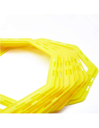 Anillos de Entrenamiento Octagonales Soccer Innovations - 12 Pzas