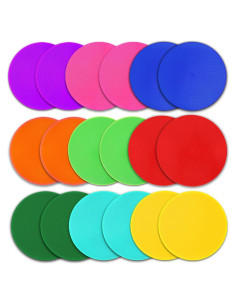 Marcadores de Puntos de Poliester SLSWHLX 18 Pcs 22.86 cm Antideslizantes