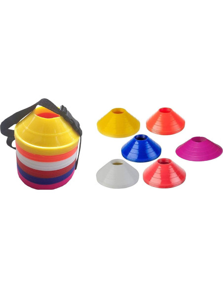 Juego de 60 Conos de Fútbol Mini Sportsgear US - 12.7 cm