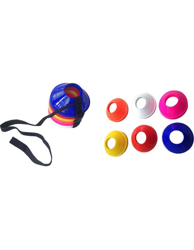 Juego de 60 Conos de Fútbol Mini Sportsgear US - 12.7 cm