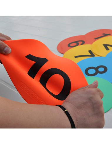 Juego de Marcadores de Punto Antideslizantes Eco Walker 20cm Set 25pcs