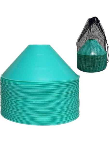 Conos de Agilidad WOWGEEK - Juego de 50, Diámetro 18.24 cm