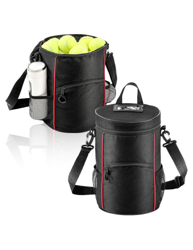 Aliceset 2 Bolsas de Pelotas de Tenis Nylon 45 Pelotas